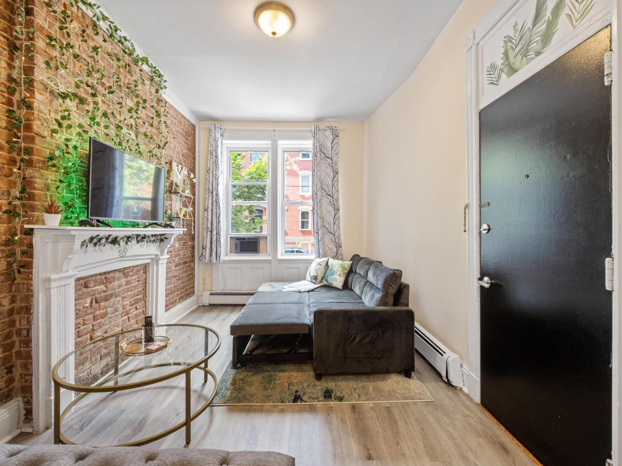 Minutes To Nyc Sleeps 5 Lägenhet Hoboken Exteriör bild