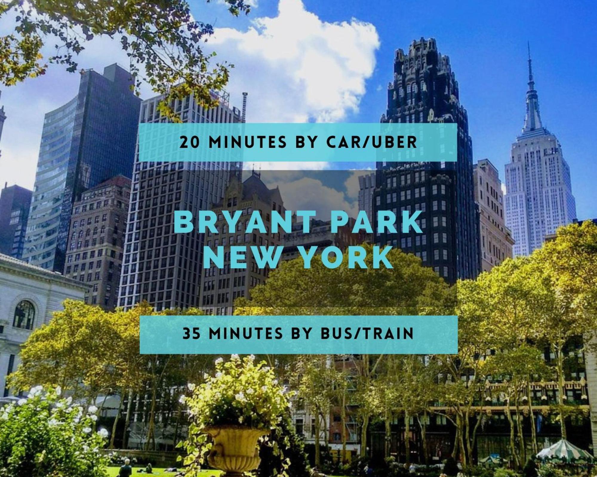 Minutes To Nyc Sleeps 5 Lägenhet Hoboken Exteriör bild